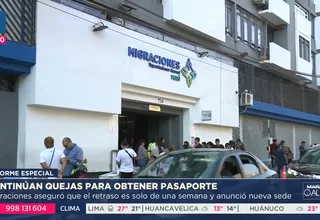 Obtener citas para pasaportes es casi imposible por demoras