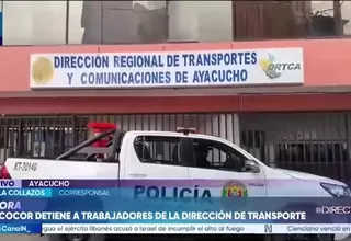 Ocho personas fueron detenidas por venta ilegal de licencias en Ayacucho
