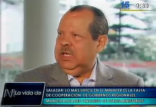 Octavio Salazar sobre Urresti: "Tiene un afán mediático"