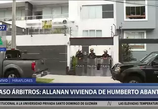 Odebrecht: Allanan vivienda de abogado Humberto Abanto y otros árbitros