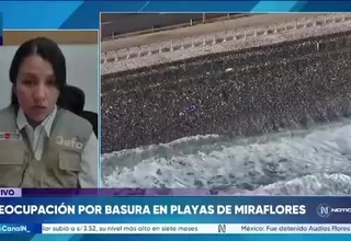 OEFA investiga origen de basura en playas de Miraflores