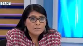 Oficialista Margot Palacios sobre audios: "Esta situación salpica al presidente" - Noticias de carlos-palacios