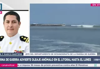 Oleaje anómalo del norte impactará playas desde Tumbes hasta Marcona