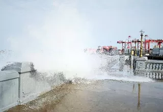 Oleajes anómalos afectarán con fuerza la costa sur del país