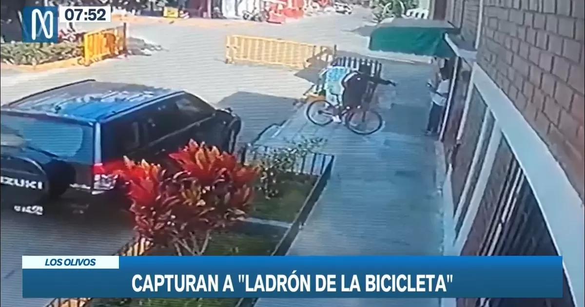 Los Olivos: Capturan a \'Ladrón de la bicicleta\'