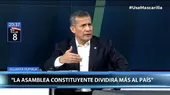 Ollanta Humala: Una Asamblea Constituyente contribuiría a dividir más el país - Noticias de asamblea-constituyente