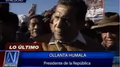 Ollanta Humala: Este gobierno no soltará ni un sol para los 'terrucos' - Noticias de chavin-huantar