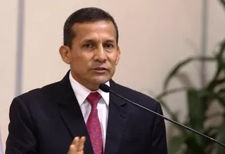 Ollanta Humala: "No queremos volver a épocas en que renunciaban por fax"