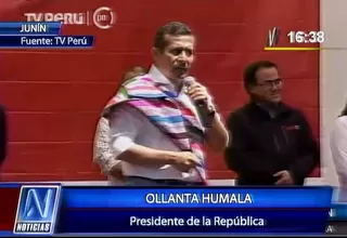 Ollanta Humala pidió a partidos evitar el “clientelismo” en campañas electorales