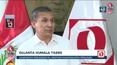 Ollanta Humala se mostró a favor de cambiar la Constitución de 1993 - Noticias de comite-olimpico-peruano