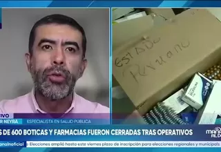Omar Neyra: Contrabando y falsificación amenazan la salud pública en Perú