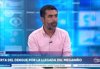 Omar Neyra: Estamos en la peor epidemia del dengue