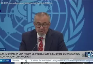 OMS confirma cinco casos de hantavirus en crucero y mantiene tres sospechosos