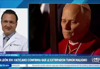 Oncólogo analiza la operación del papa León XIV y ve altas posibilidades de recuperación
