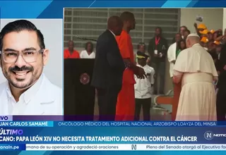 Oncólogo Juan Carlos Samamé explica qué significa que el papa León XIV esté libre de cáncer
