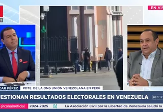 ONG Unión Venezolana: "Nicolás Maduro no iba a acceder a respetar los resultados"