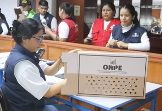 ONPE: actas electorales son procesadas y contabilizadas a medida que llegan