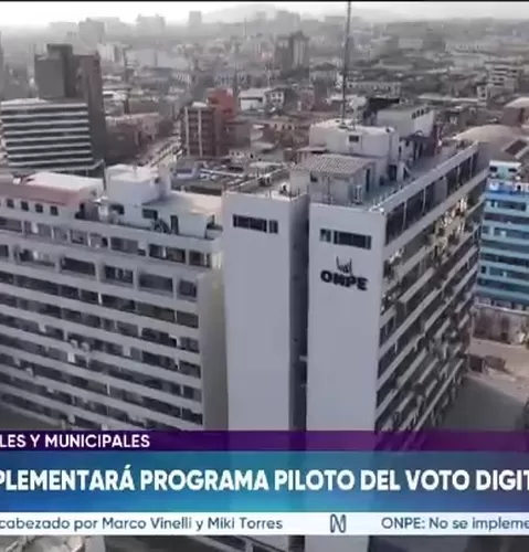 ONPE no aplicará el programa piloto del voto digital en elecciones de octubre