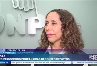 ONPE acuerda con Fuerza Popular y Juntos por el Perú permitir grabaciones del escrutinio sin en vivo