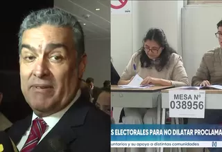 ONPE propone reforma para agilizar resultados
