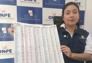 ONPE realizó el sorteo para la ubicación de los partidos en la cédula de sufragio 