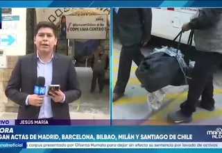 ONPE recibe las últimas valijas diplomáticas con actas electorales del extranjero para culminar el conteo de la segunda vuelta