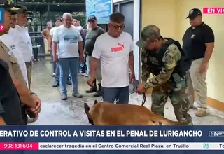 Operativo de control a visitas en el Penal de Lurigancho