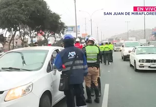 Operativo 'Impacto Turístico' se despliega en Puente Atocongo