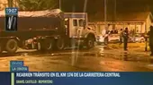 La Oroya: restablecen tránsito vehicular en el kilómetro 174 de Carretera Central - Noticias de oroya
