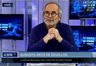 Ortíz de Zevallos: “Con ‘Río Verde’ recuperaríamos el centro”  