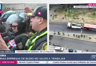 Óscar Arriola pide unidad tras asesinato de chofer de bus en San Martín de Porres