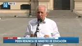 Óscar Becerra: Piden renuncia del ministro de Educación tras comentario en contra de comunidad LGTB - Noticias de educacion