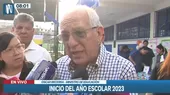 Óscar Becerra: Rendimiento de alumnos de secundaria presentó ligera mejora - Noticias de oscar-becerra