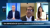 Óscar Caipo de Confiep: Da la impresión de que el gabinete está distraído en otros temas - Noticias de extradici��n