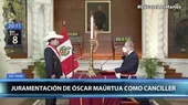 Óscar Maúrtua juró como nuevo canciller - Noticias de canciller