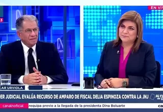 Óscar Urviola afirma que amparo de Espinoza no prosperará