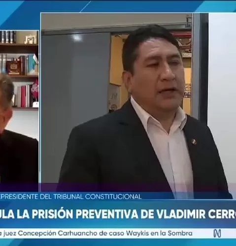 Óscar Urviola: “El TC anuló la prisión preventiva de Vladimir Cerrón por falta de motivación y el proceso penal continúa”