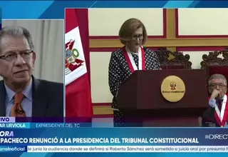 Óscar Urviola califica de “positiva” la gestión de Luz Pacheco