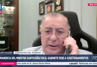 Oscár Valdés critica duramente a Juan José Santiváñez