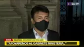 Óscar Zea: "Apoyaremos al Gabinete Ministerial"  - Noticias de Gabinete Ministerial