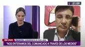 Zea: El comunicado de Perú Libre me sorprendió, no hay motivo para no dar la confianza - Noticias de Gabinete Ministerial
