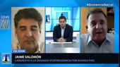 Outsider: Omar Awapara entrevista a Eduardo Zegarra y Jaime Salomón en estreno del programa - Noticias de omar-chehade