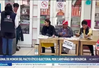 Tribunal de Honor del Pacto Ético Electoral exige a partidos detener ataques y agresiones