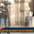 Palacio de Gobierno: Policía Nacional restringe ingreso de periodistas a Plaza de Armas 