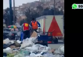 Panamericana Sur: Ciudadanos arrojaron desmonte en plena vía pública