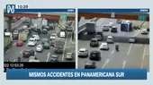 Panamericana Sur: Lugar donde bus se volcó fue lugar de otro accidente similar - Noticias de derrame