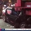 Panamericana Sur: Un muerto tras choque de taxi contra tr&aacute;iler