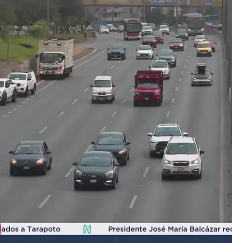 Panamericana Sur: Prohíben carga pesada por carril izquierdo