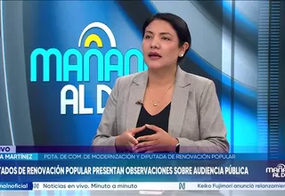 Paola Martínez cuestiona demora de la Comisión de Constitución en debate de facultades