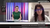 Paola Ugaz: "No hay dudas de que López Aliaga representa una amenaza al periodismo" - Noticias de paola-mautino